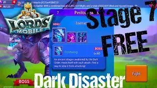 Lords Mobile How to beat Dark Disaster Challenge 7 FREE method for witch doll