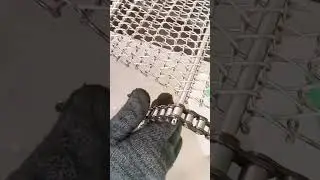 industrial machine conveyor chain assembly process #shorts