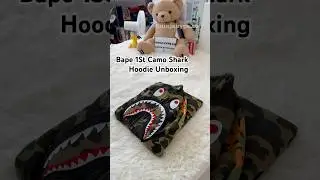 Unboxing Ninjahype Bape 1st Camo Shark Hoodie, most classic but still goes crazy! #ninjahype #bape