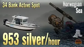 Norwegian Sea SECRET Spot 34 Bank! 🚀 HUGE Silver Farm (953 Silver/Hr) | Russian Fishing 4 Guide