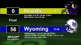 Unioto vs Wyoming Highlights - 2016 OHIO HIGH SCHOOL FOOTBALL PLAYOFFS