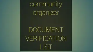 Community organizer DV LIST 2021 /#communityorganizerresult #Citymissionmanagementresult