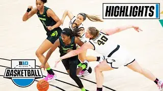 Iowa vs. Michigan State | March 12, 2021 | Big Ten Women's Basketball Tournament | Highlights