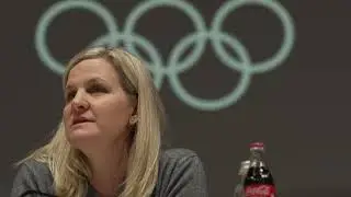 IOC president Kirsty Coventry press conference gets tense after 2036 Olympics in Germany question