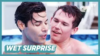 Hot Latin Man Sneaks Into My Pool Without A Bathing Suit! | Gay Comedy | Lady Peacock