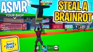 ASMR Gaming 😴 Fortnite Steal a Brainrot Relaxing Gum Chewing 🎮🎧 Controller Sounds + Whispering 💤