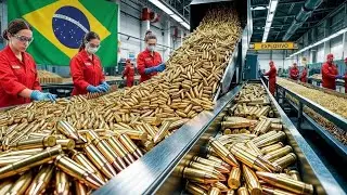 Como é Feito: MUNIÇÃO — A Fábrica que Transforma METAL em MILHÕES de DÓLARES!