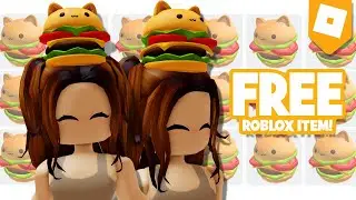 GET THIS *FREE* CUTE CAT BURGER ACCESSORY NOW! 🥰 ROBLOX FREE UGC