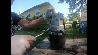 Scrapping power washer, vintage lamp, vacuum and dvd player!!!