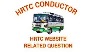 HRTC WEBSITE QUESTIONS || HRTC CONDUCTOR || HP GK HP NEWS