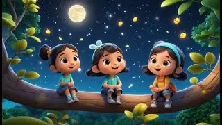 Five Tiny Fireflies Blinking Bright | Nursery Rhymes for Kids & Baby Songs