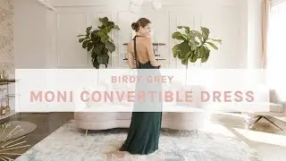 MONI CONVERTIBLE BRIDESMAID DRESS | BIRDY GREY