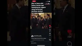 Yang di-Pertuan Agong sultan ibrahim bersama yang berhormat perdana menteri  #malaysia  #china