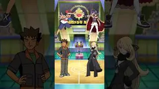 Pokemon Ash & brock vs Cynthia & Leon #pokemongo #gobattleleague #pikachu #pokemon