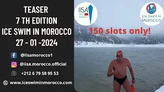 7th edition Ice Swim in Morocco 27/01/2024 Aguelmam Azegza Lake / Kh&eacute;nifra