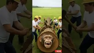 Trapped Monkey & Babies Rescued From Log 🐒💔 | Emotional Rescue Story