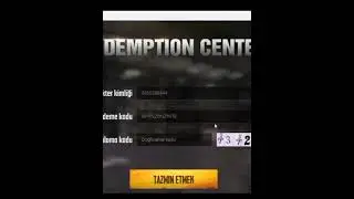 PUBG MOBİLE YENİ &Ccedil;ALIŞAN REDEEM CODE 2021 #Shorts #pubgmobile #shortsbeta