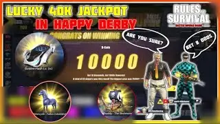 Ros - Lucky 10K Diamonds Jackpot in 8x Odds Bet in [Happy Derby Intense!](Rules Of Survival Betting)