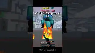 If I Didn't Jump Reset..  #minecraft #minecraftshorts #shortsfeed #viral #hypixel