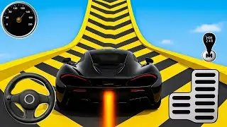 Muscle 3D Stunt Car Racing - Impossible GT Stunt Tracks || Android GamePlay 