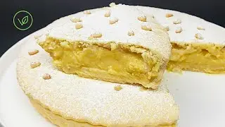Torta della nonna vegana - Ricetta facile e veloce (Senza uova e latticini!)