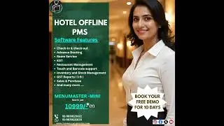 Best Hotel Management Software | Hotel PMS Software | MenuMaster #hotelsoftware #hotelerp #hotelpms