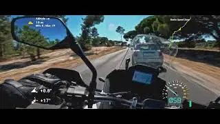 🇵🇹 Transalp XL750 Slicing Through Twisty Roads!
