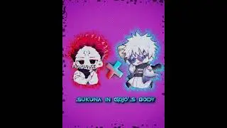 sukuna in gojo...😳🔥💅🏻 [] Ryomen sukuna x gojo satoru edit [] jjk fanart edit [] #jjk#shorts