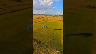 Взлёт на парамоторе. Moster 185. Ozone Roadster 4.
