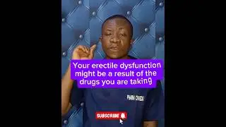 Your drugs might be responsible for erectile dysfunction #erectiledysfunction #viagra100mg