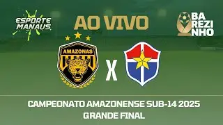 AMAZONAS X FAST CLUBE | JOGO COMPLETO | FINAL DO BAREZINHO SUB-14 2025