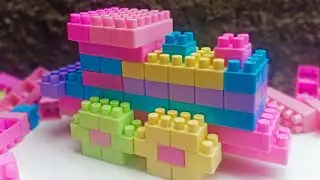 Satisfying ASMR LEGO DIY &ndash; Building a Train Locomotive Step by Step