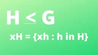 What are left and right cosets?