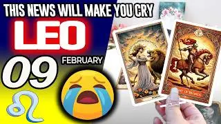 Leo ♌🔞THIS NEWS WILL MAKE YOU CRY😭🆘 horoscope for today FEBRUARY 9 2026 ♌ #leo tarot FEBRUARY