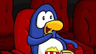Penguin Eating Popcorn