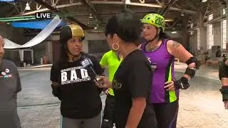 2014 News Segment - BADG and the Make 'em Bleed Roller Derby Blood Drive