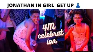 JONATHAN 4M CELEBRATION || JONATHAN IN GIRL'S DRESS 😂😂 || JONATHAN BABY DOLL