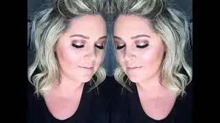 Урок макияжа в стиле розового золота | НОВЫЕ жидкие тени для век Stila Magnificent Metals Glitter & Glow