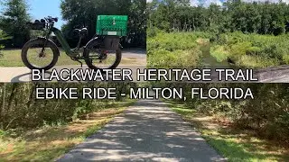 Поездка на электровелосипеде по маршруту Blackwater Heritage Trail в Милтоне, Флорида