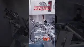 Vertical Ketchup Sachet Packing Machine For Sale liquid honey paste gel lotin cream 4 side seal bag
