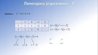Matematika 1. razred - linearna jednacina - 2