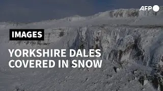 Yorkshire covered in snow as storm Darcy hits England | AFP