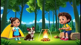 Jack and Jill Go Camping | Funny and Fun Kids Nursery Rhyme Animation