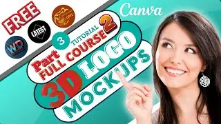 How to create 3D LOGO in Canva 2022/FREE Logo Mockups/Canva Tutorials/Part #3 Tutorial #2 by#AVATech
