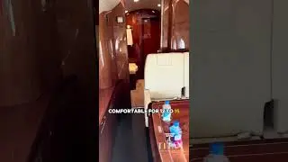 Частный самолет Gulfstream V за 10 миллионов долларов ✈️ #jettravel #privateaviation