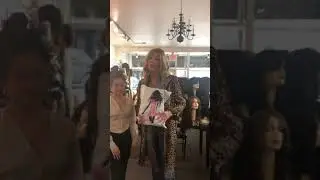 Customers love Tesswigs.com Anna is a brunette who now is wearing blonde
