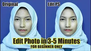 How To Edit Photo Face in 3 Minutes - Action Photo Edit Photoshop