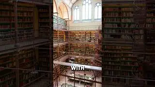 The World's Largest Library: 1,300 KM of Shelves & 170 Million Collections, What's Inside? #shorts