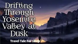 Travel Bedtime Story I Drifting Through Yosemite Valley at Dusk I Relaxing Sleepy Travel Tale