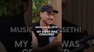 @AliSethiOfficial on his censored song